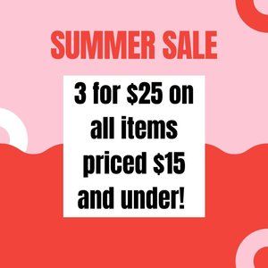 AD: Bundle 3 items for $25!